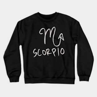 Hand Drawn Scorpio Zodiac Signs Crewneck Sweatshirt